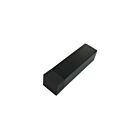 Meir matte black door stop square