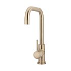 Meir rose-gold kitchen mixer round with round spout