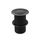Meir matte black pop-up click waste without overflow