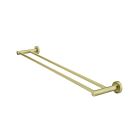 Meir tiger bronze gold towel rail round double 60 cm