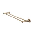 Meir rose-gold towel rail round double 60 cm