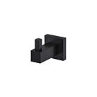 Meir matte black robe hook square