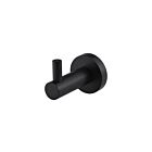 Meir matte black robe hook round