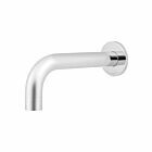Meir polished-chrome wall spout round 13 cm