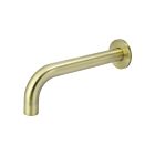 Meir tiger bronze gold wall spout round 21 cm