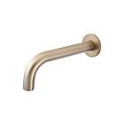 Meir rose-gold wall spout round 21 cm