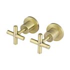 Meir tiger bronze gold wall top assembly cross & in-wall component