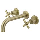 Meir tiger bronze gold wall top assembly - set 4