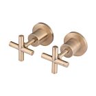 Meir rose-gold wall top assembly cross & in-wall component