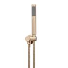 Meir rose-gold hand shower rod-shaped with holder