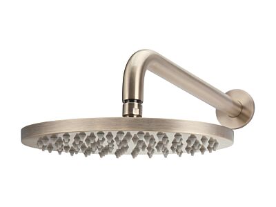 Meir rose-gold rain shower set round - set 3