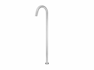 Meir polished-chrome freestanding bath filler round