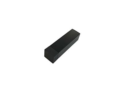 Meir matte black door stop square