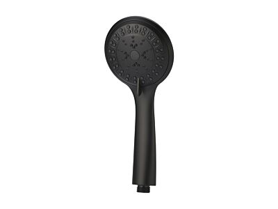 Meir matte black hand shower round
