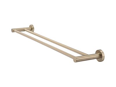 Meir rose-gold towel rail round double 60 cm