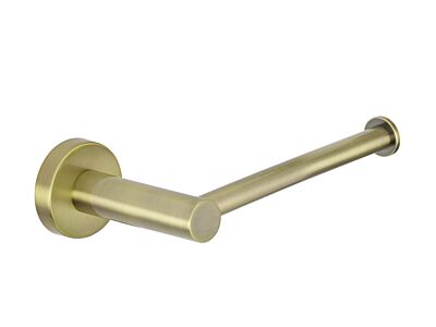 Meir tiger bronze gold toilet roll holder round