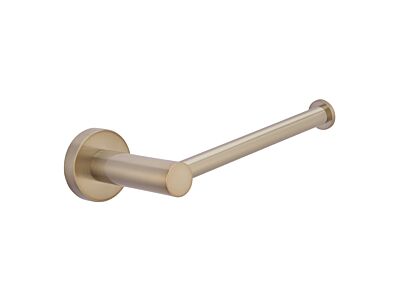 Meir rose-gold toilet roll holder round