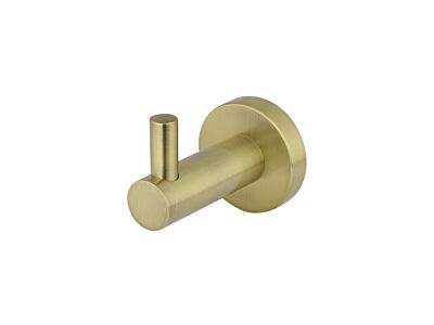 Meir tiger bronze gold robe hook round