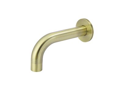 Meir tiger bronze gold wall spout round 13 cm