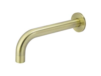 Meir tiger bronze gold wall spout round 21 cm