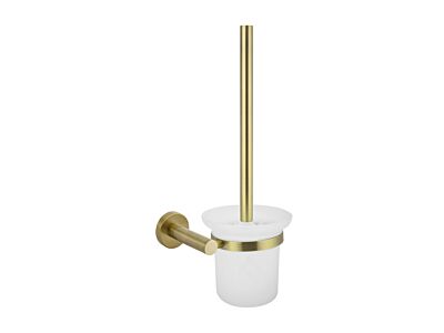 Meir tiger bronze gold toilet brush round