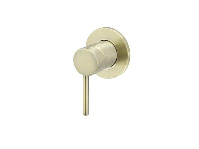 Meir tiger bronze gold wall mixer round