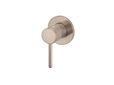 Meir rose-gold wall mixer round