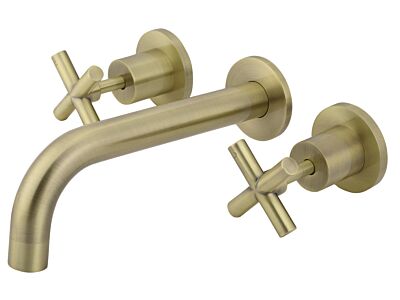 Meir tiger bronze gold wall top assembly - set 4