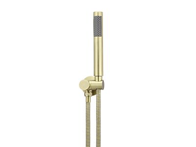 Meir tiger bronze gold hand shower rod-shaped with holder