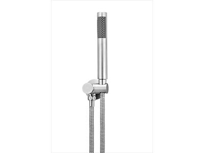 Meir polished-chrome hand shower rod-shaped with holder